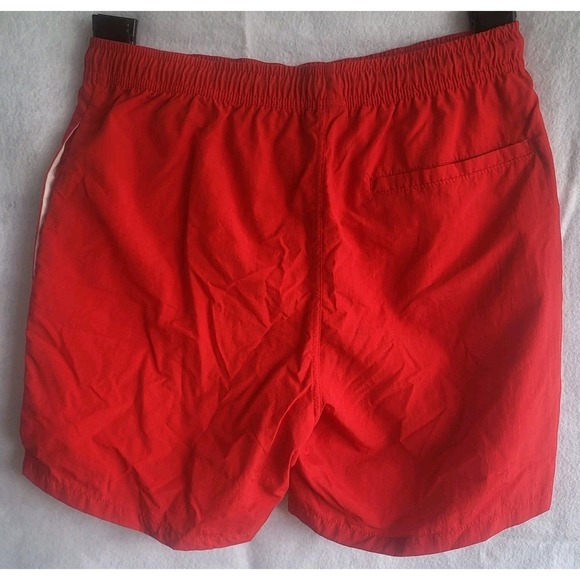 Men's Rue21 Volley Shorts Extra Small xs Red‎ drawstring peace skeleton - Picture 8 of 11
